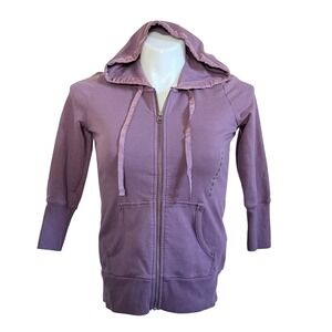 NEW NWT Gap Purple Full Zip Hoody Sweatshirt S Small